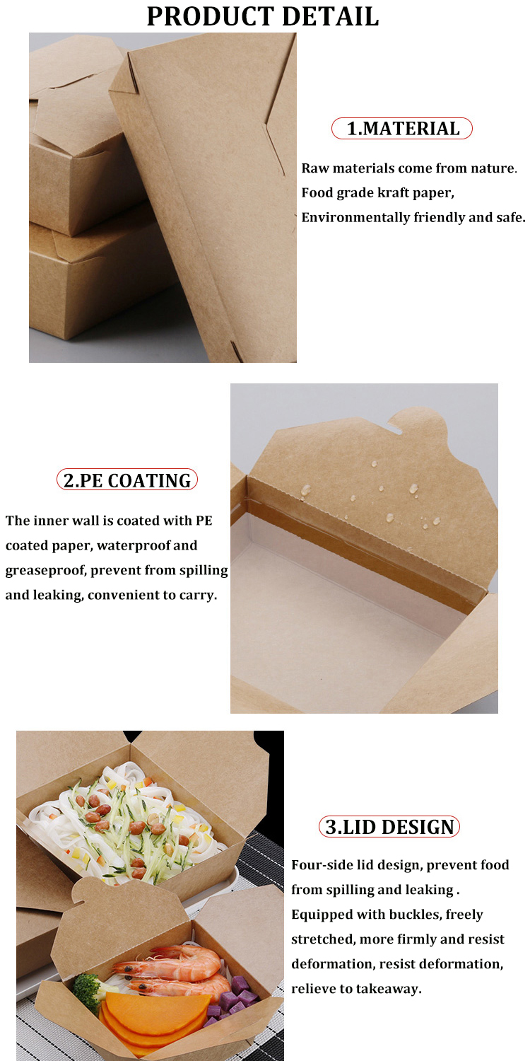 Custom fast food paper box