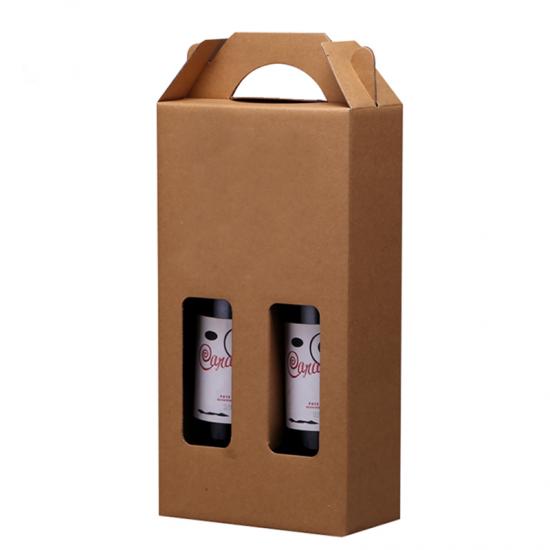 Fábrica de caja de lujo corrugada de caja de vino de regalo. 