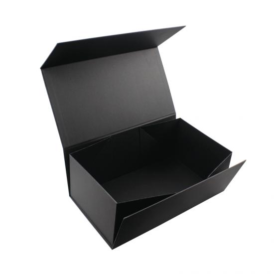 caja de regalo de cierre magnético de papel duro plegable de lujo 