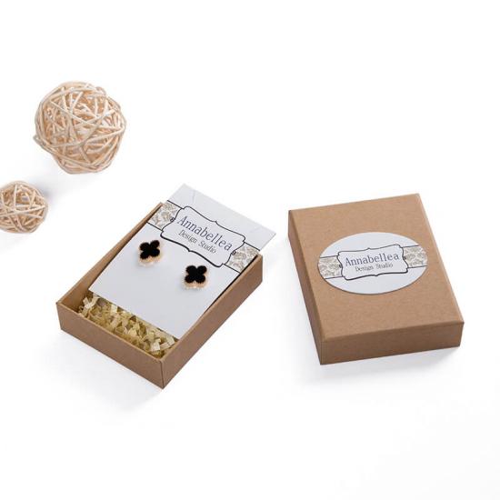 Cajas de joyas de papel personalizadas de alta gama 