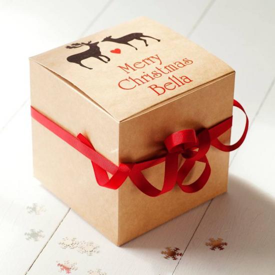 Cajas de regalo de Navidad personalizadas