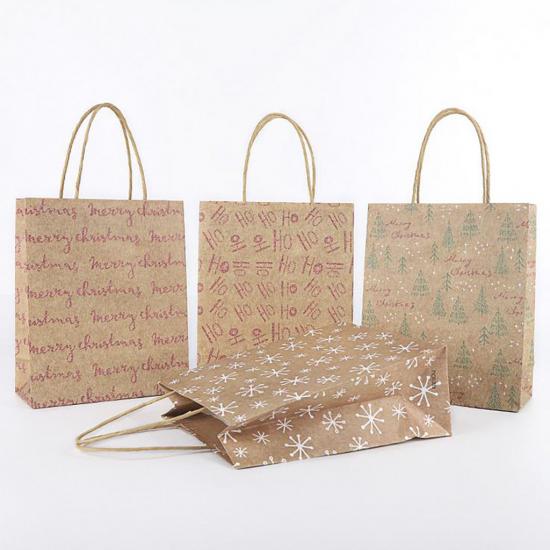 Empaquetado de regalo de Navidad ECO bolsas de papel 