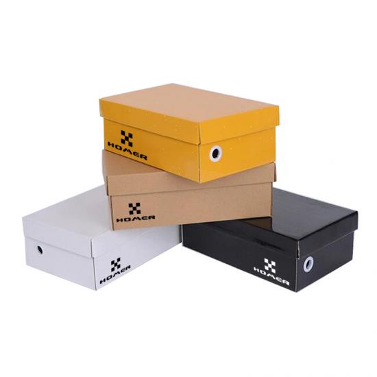 caja de zapatos de cartón personalizada al por mayor 