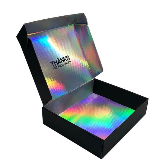 cajas de papel impresas holográficas personalizadas para marcas de cosméticos 