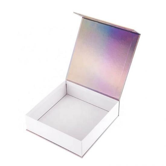 cajas de papel impresas holográficas personalizadas para marcas de cosméticos 