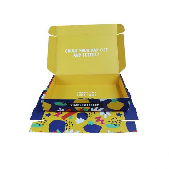 Caja de regalo de cumpleaños de impresión a todo color de mejor precio plegable reciclada 