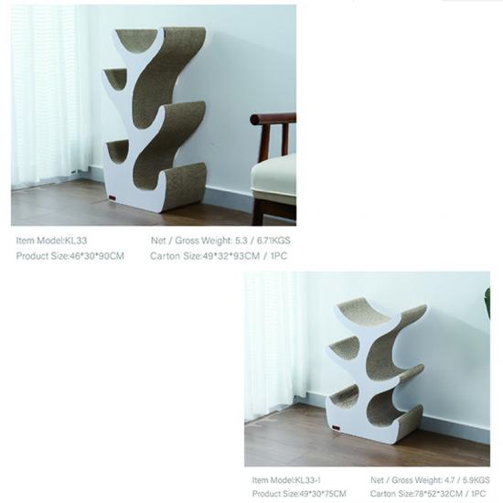 Rascador para gatos de cartón corrugado, almohadilla rascadora para gatos de cartón simple, fabricación OEM/ODM