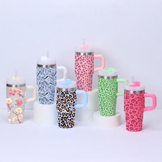 Vaso portátil para vehículo Ice Buster con pajita